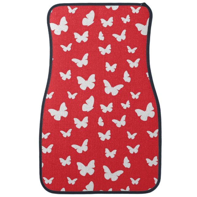 Butterfly pattern 2 car mat (Front)