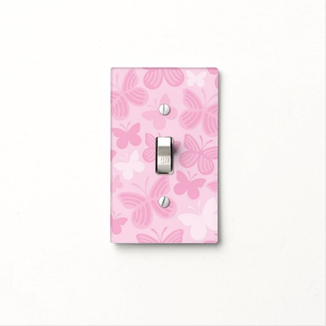 Butterfly pattern 2 light switch cover (In Situ)