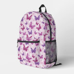 butterfly pattern 2 printed backpack