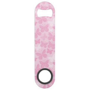 Butterfly pattern 2 speed bottle opener