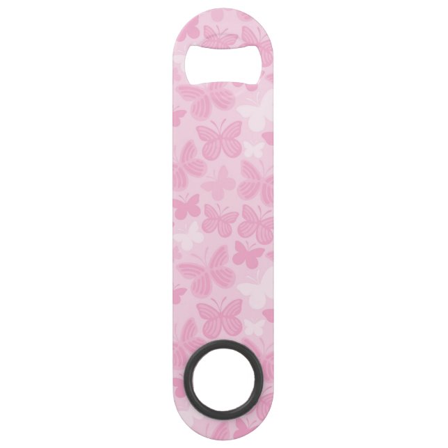 Butterfly pattern 2 speed bottle opener (Front)