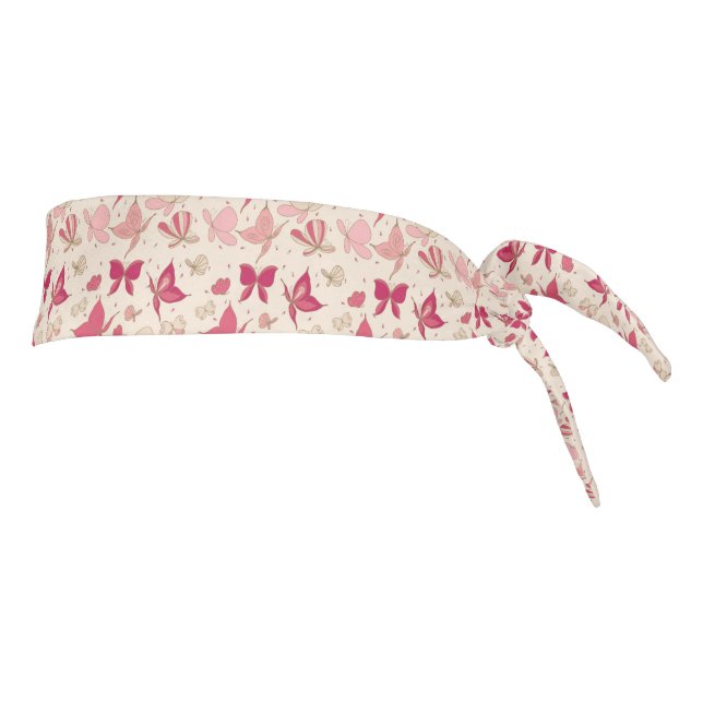 butterfly pattern 2 tie headband (Rotate 90)