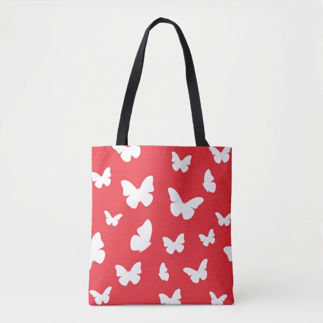 Butterfly pattern 2 tote bag (Front)