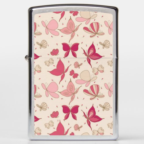 butterfly pattern 2 zippo lighter