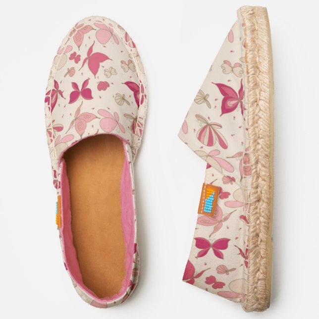 butterfly pattern 3 espadrilles (Side)