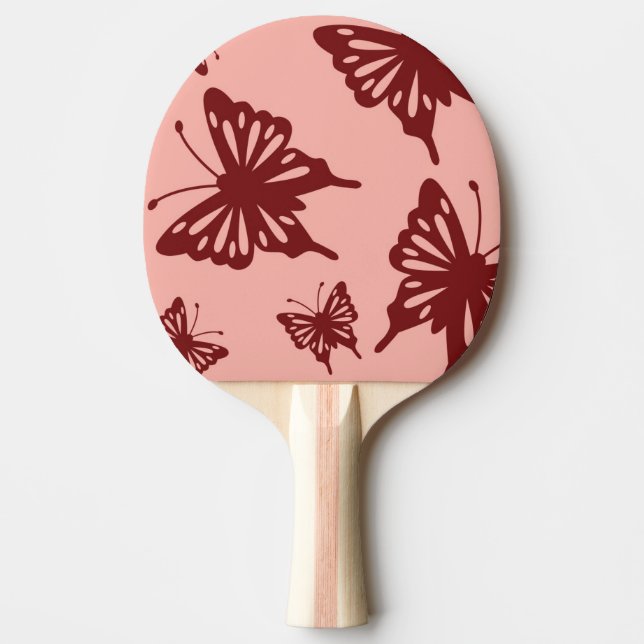 butterfly pattern 3 Ping-Pong paddle (Front)