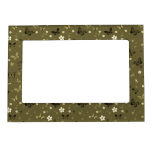 Butterfly Pattern 4 Magnetic Frame