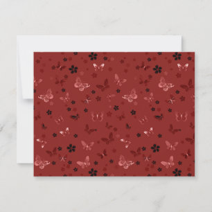 Butterfly Pattern 6 Note Card