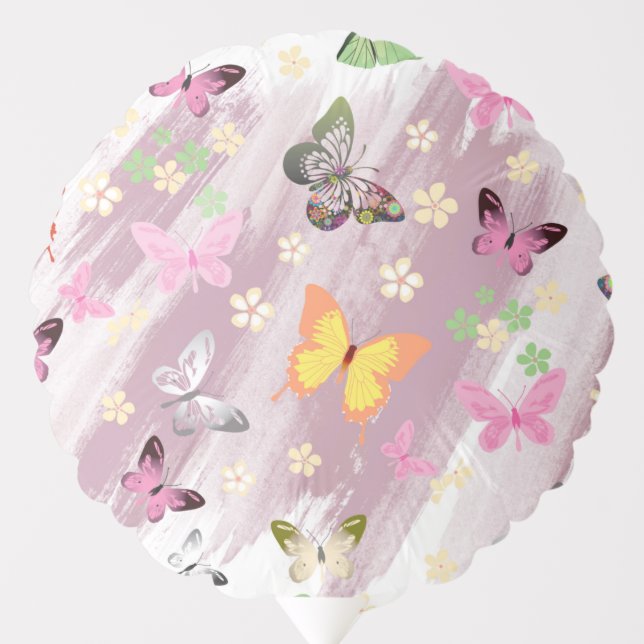 Butterfly Pattern 7 Balloon (Front)