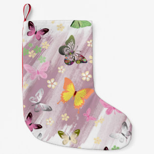 Butterfly Pattern 7 Small Christmas Stocking