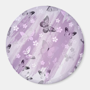Butterfly Pattern 8 Magnet