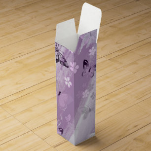 Butterfly Pattern 8 Wine Box