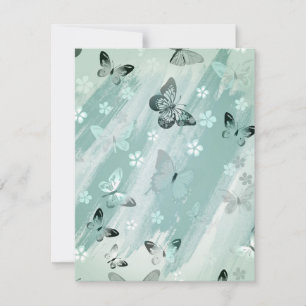 Butterfly Pattern 9 Note Card
