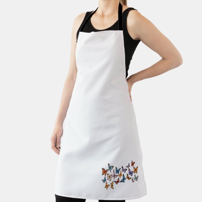 Butterfly pattern apron (Insitu)
