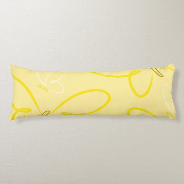 Butterfly pattern body pillow (Front)