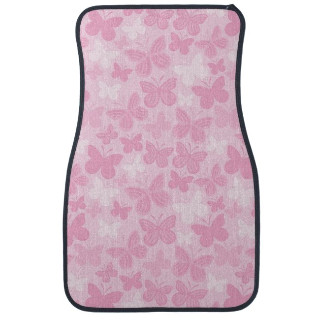 Butterfly pattern car floor mat (Front)
