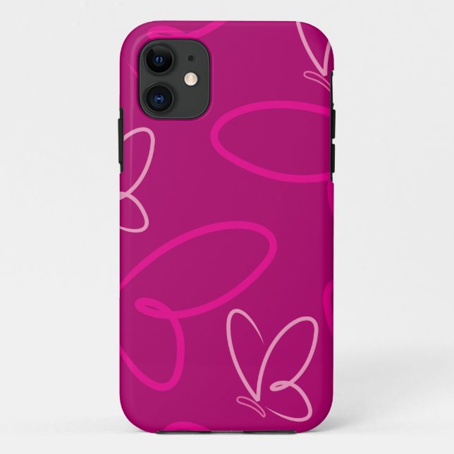 Butterfly pattern Case-Mate iPhone case (Back)