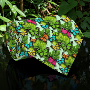 Butterfly Pattern Custom Necktie