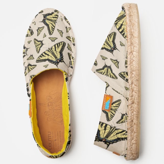 Butterfly Pattern Espadrilles (Side)