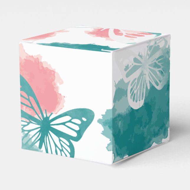 Butterfly pattern favor boxes (Front Side)