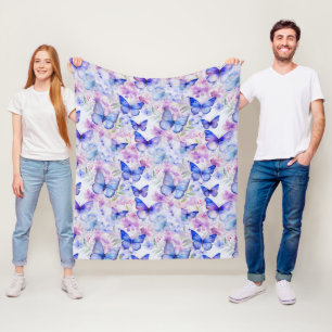 Butterfly pattern Fleece Blanket