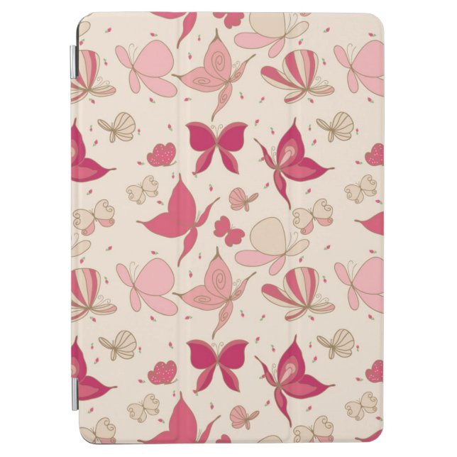 butterfly pattern iPad air cover (Front)