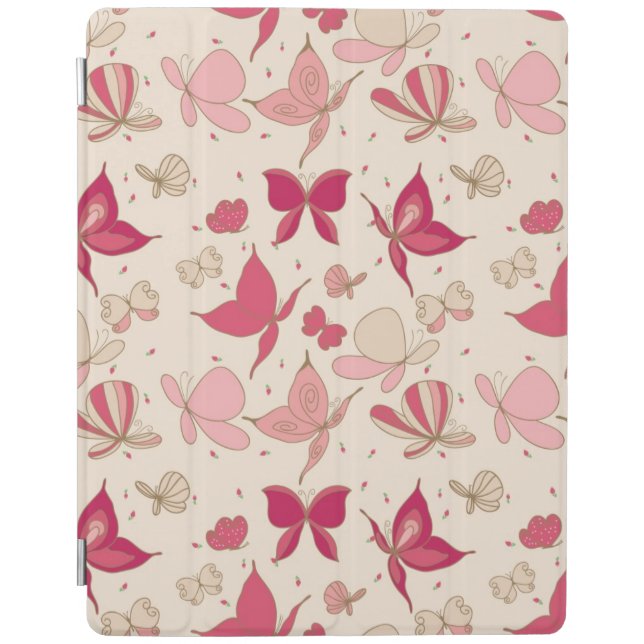 butterfly pattern iPad air cover (Front)