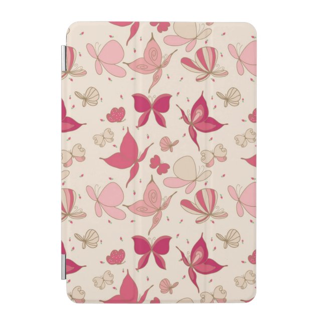 butterfly pattern iPad mini cover (Front)