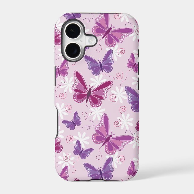 butterfly pattern iphone case (Back)