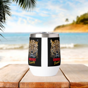 butterfly pattern, kaleidoscope, glass butterfly, thermal wine tumbler