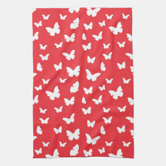 Butterfly pattern kitchen towel