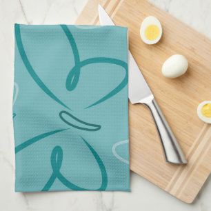 Butterfly pattern kitchen towel