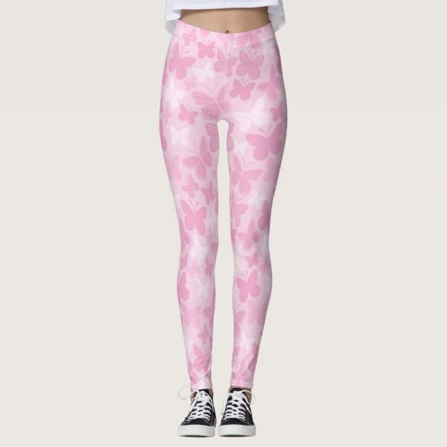Butterfly pattern leggings (Front)