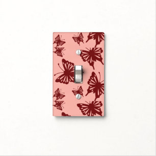butterfly pattern light switch cover
