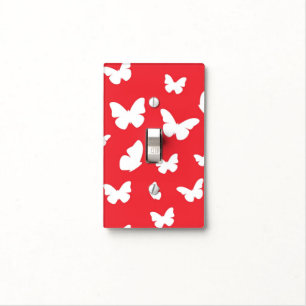 Butterfly pattern light switch cover