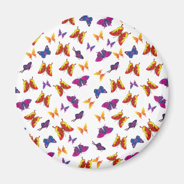 Butterfly Pattern Magnet (Front)