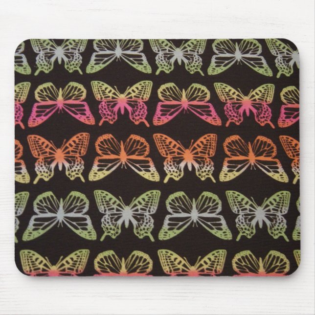 BUTTERFLY PATTERN MOUSE PAD (Front)