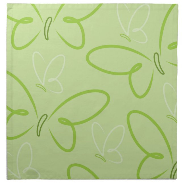 Butterfly pattern napkin (Front)