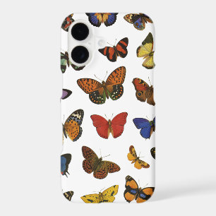 Butterfly Pattern – Nature-Inspired Botanical iPhone 17 Case