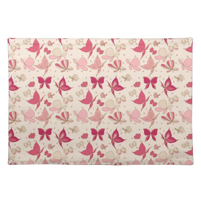 butterfly pattern placemat (Front)