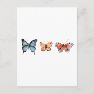 Butterfly Pattern Postcard