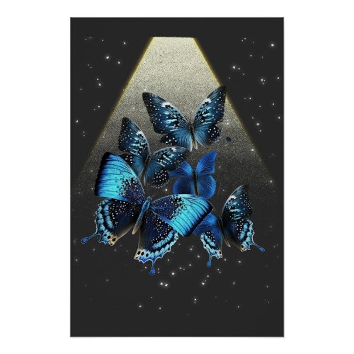 Butterfly Pattern Poster