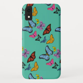 Butterfly pattern texture iPhone XR case
