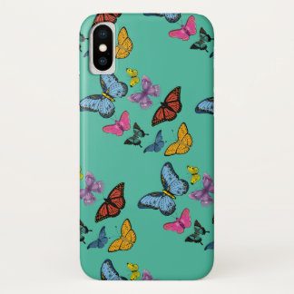Butterfly pattern texture iPhone XS case