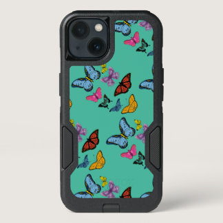 Butterfly pattern texture iPhone 13 case