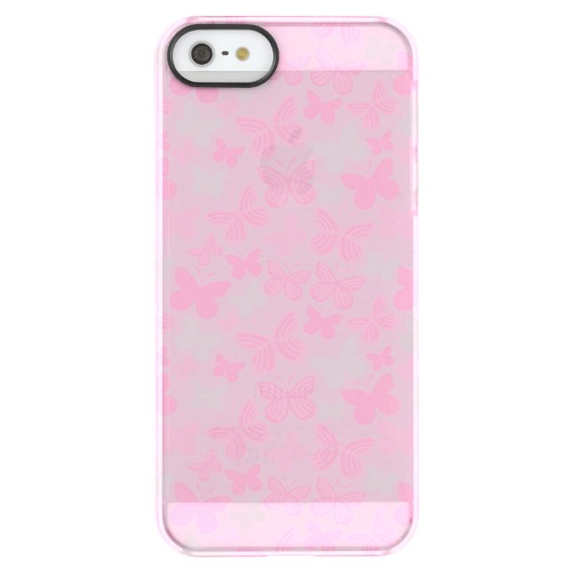 Butterfly pattern uncommon iPhone case (Back)
