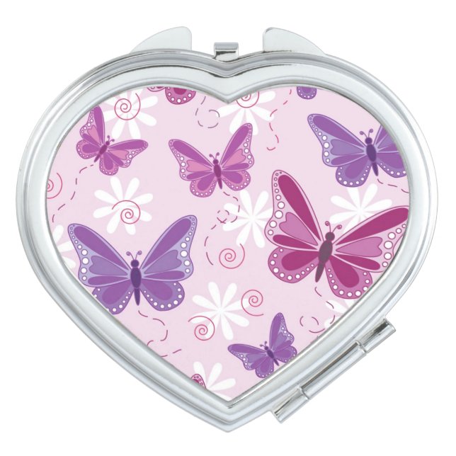 butterfly pattern vanity mirror (Front)