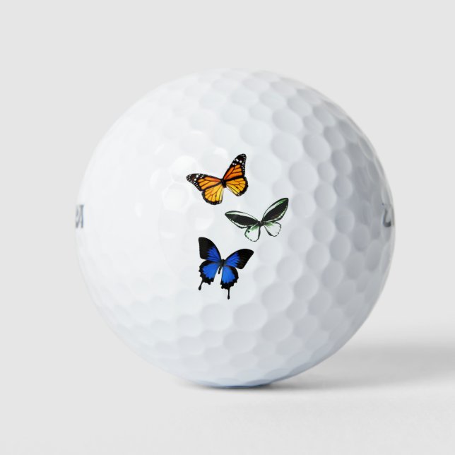 Butterfly Pattern Wilson Golf Ball Packs (Front)