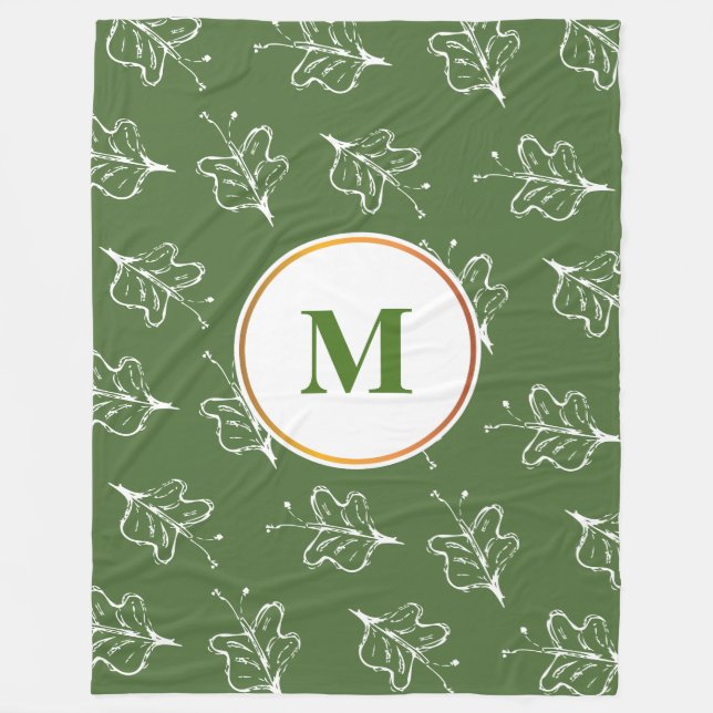 butterfly patterned fleece blanket (Front)