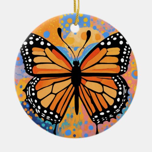 Butterfly Pendant Necklace for Timeless Elegance Ceramic Ornament